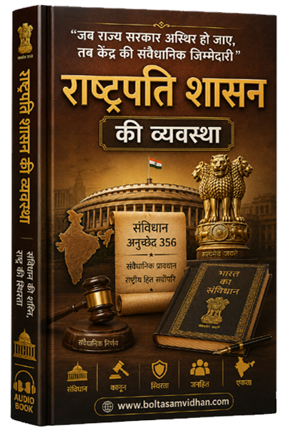 जब राज्य सरकार अस्थिर हो जाए, तब केंद्र की संवैधानिक जिम्मेदारी” (राष्ट्रपति शासन की व्यवस्था)